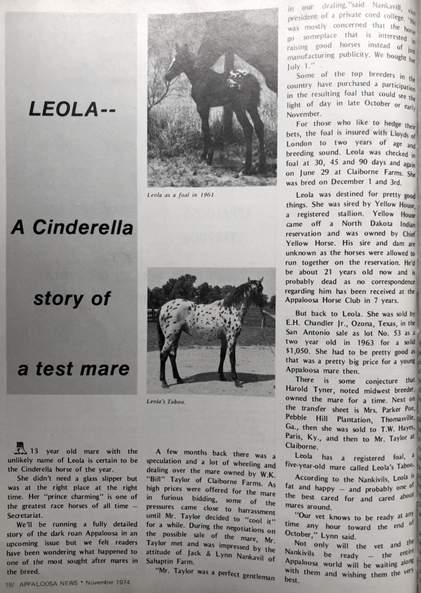 Leola article